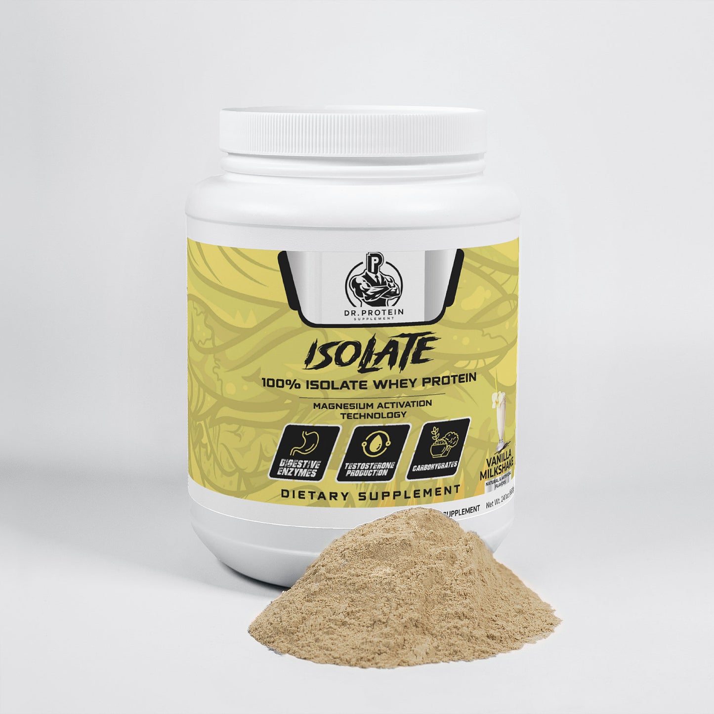 Pure 100% Whey Protein Isolate (Vanilla)