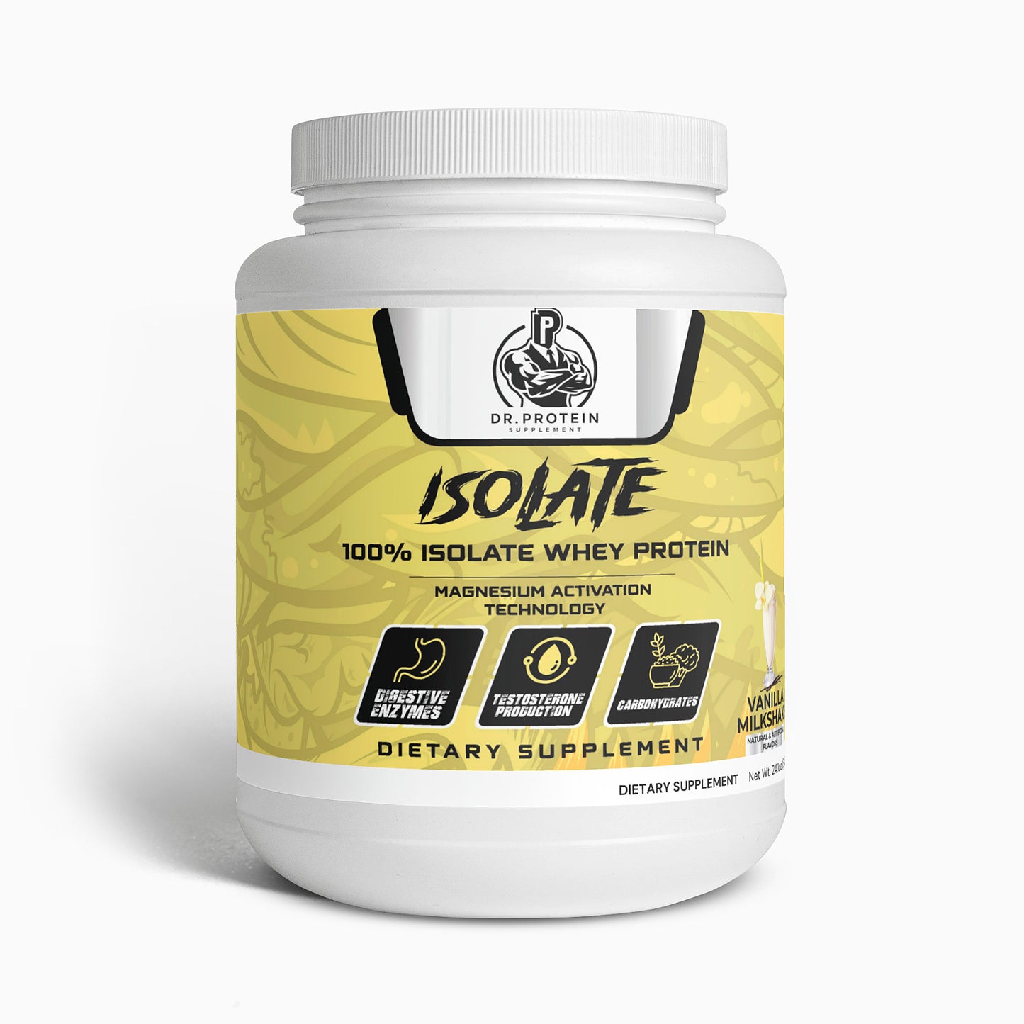 Pure 100% Whey Protein Isolate (Vanilla)